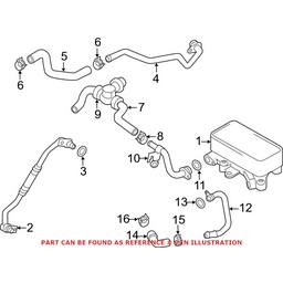 Audi VW Heater Valve 1J0819809